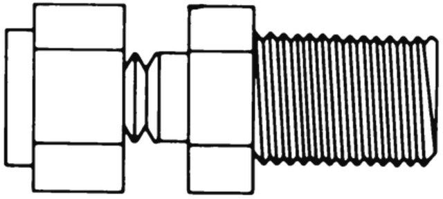 Tube Adapter, 1/4 in. NPTM to 1/4 in. Tube