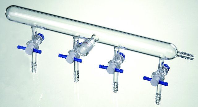 Synthware<sup>TM</sup> nitrogen/argon line manifold with PTFE stopcocks