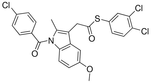 S-(3,4-dichlorophenyl) [1-(4-chlorobenzoyl)-5-methoxy-2-methyl-1H-indol-3-yl]ethanethioate