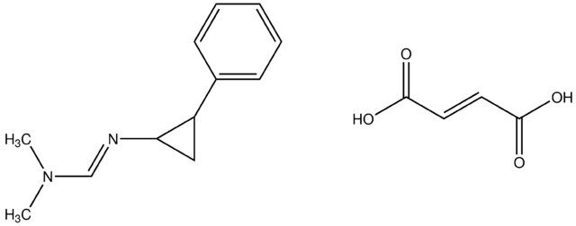 N,N-dimethyl-N'-(2-phenylcyclopropyl)imidoformamide, maleate salt