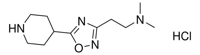 N,N-Dimethyl-2-(5-(piperidin-4-yl)-1,2,4-oxadiazol-3-yl)ethan-1-amine hydrochloride