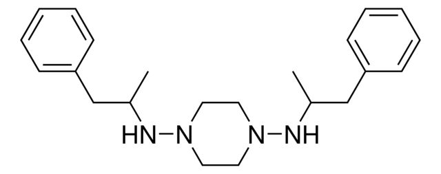 N(1),N(4)-Bis(1-methyl-2-phenylethyl)-1,4-piperazinediamine