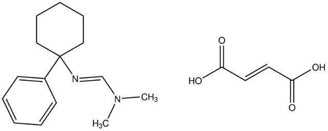 N,N-dimethyl-N'-(1-phenylcyclohexyl)imidoformamide, maleate salt