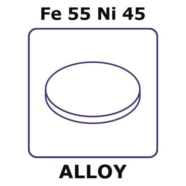 Iron-Nickel alloy, Fe55Ni45