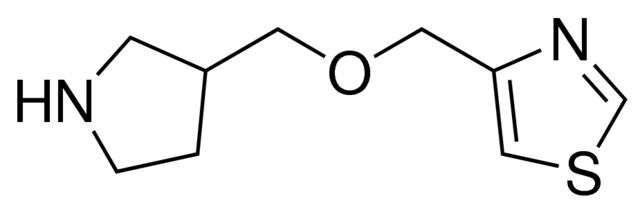 4-((Pyrrolidin-3-ylmethoxy)methyl)thiazole