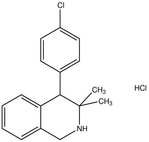 4-(4-chlorophenyl)-3,3-dimethyl-1,2,3,4-tetrahydroisoquinoline hydrochloride