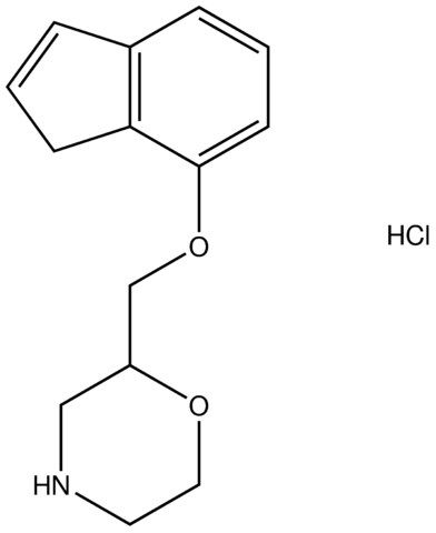 2-[(1H-inden-7-yloxy)methyl]morpholine hydrochloride