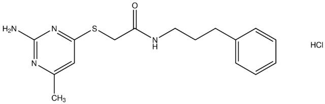 2-[(2-amino-6-methyl-4-pyrimidinyl)sulfanyl]-N-(3-phenylpropyl)acetamide hydrochloride