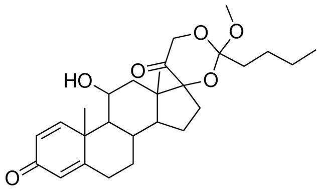 2'-butyl-11-hydroxy-2'-methoxy-10,13-dimethyl-7,8,9,10,11,12,13,14,15,16-decahydrospiro[cyclopenta[a]phenanthrene-17,4'-[1,3]dioxane]-3,5'(6H)-dione