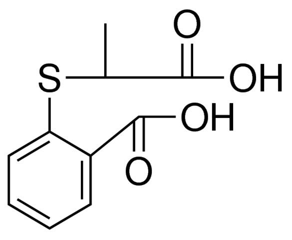 2-[(1-carboxyethyl)sulfanyl]benzoic acid