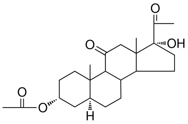 17-ALPHA-HYDROXY-11,20-DIOXO-5-ALPHA-PREGNAN-3-ALPHA-YL ACETATE