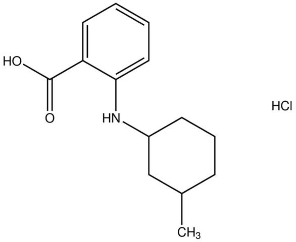 2-[(3-methylcyclohexyl)amino]benzoic acid hydrochloride