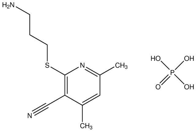 2-[(3-aminopropyl)sulfanyl]-4,6-dimethylnicotinonitrile, phosphate salt