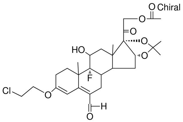 2-[(4bR,6bS,9aR)-2-(2-chloroethoxy)-4b-fluoro-12-formyl-5-hydroxy-4a,6a,8,8-tetramethyl-3,4,4a,4b,5,6,6a,9a,10,10a,10b,11-dodecahydro-6bH-naphtho[2',1':4,5]indeno[1,2-d][1,3]dioxol-6b-yl]-2-oxoethyl acetate