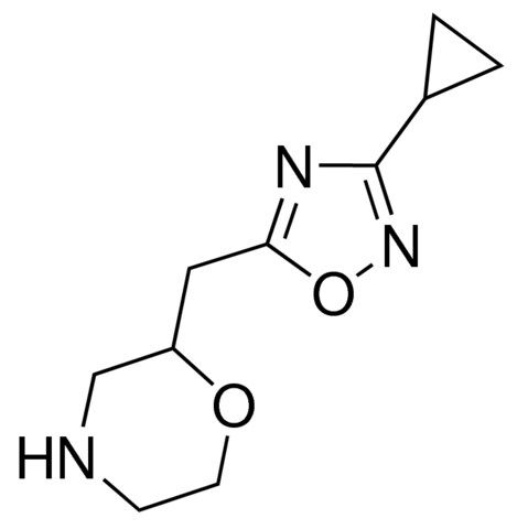 2-[(3-Cyclopropyl-1,2,4-oxadiazol-5-yl)methyl]morpholine