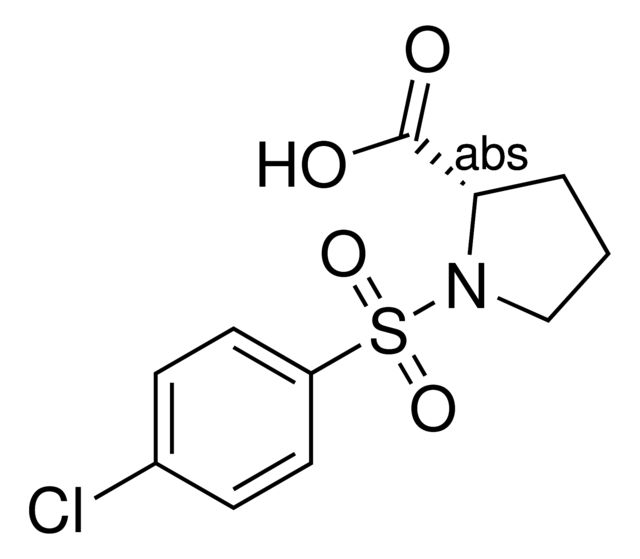 (2R)-1-[(4-Chlorophenyl)sulfonyl]-2-pyrrolidinecarboxylic acid