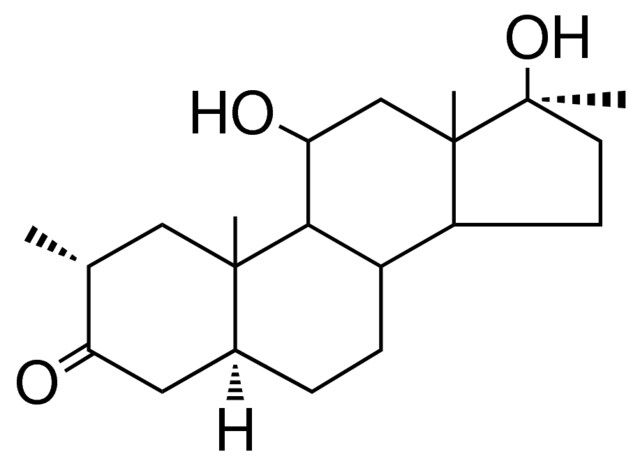 (2alpha,5alpha,17beta)-11,17-dihydroxy-2,17-dimethylandrostan-3-one