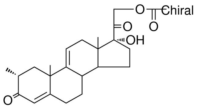 (2alpha)-17-hydroxy-2-methyl-3,20-dioxopregna-4,9(11)-dien-21-yl acetate