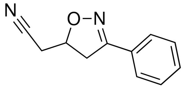 (3-phenyl-4,5-dihydro-5-isoxazolyl)acetonitrile