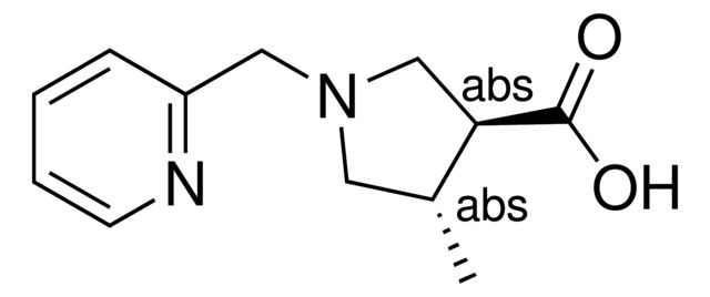 (3S,4S)-4-Methyl-1-(2-pyridinylmethyl)-3-pyrrolidinecarboxylic acid