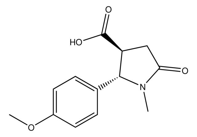 (2S,3S)-2-(4-Methoxyphenyl)-1-methyl-5-oxo-3-pyrrolidinecarboxylic acid