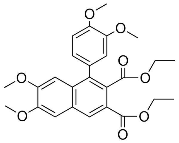 (3,4-DIMETHOXY-PH)-6,7-DIMETHOXY-NAPHTHALENE-2,3-DICARBOXYLIC ACID DIETHYL ESTER