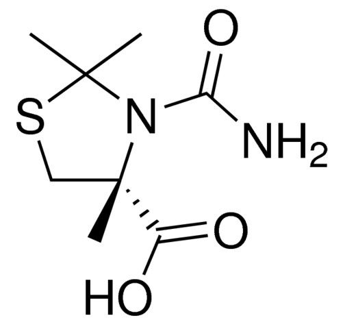 (4R)-3-(AMINOCARBONYL)-2,2,4-TRIMETHYL-1,3-THIAZOLIDINE-4-CARBOXYLIC ACID