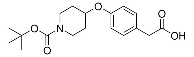 (4-{[1-(tert-Butoxycarbonyl)-4-piperidinyl]oxy}phenyl)acetic acid