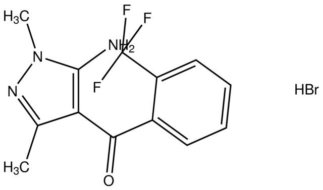 (5-amino-1,3-dimethyl-1H-pyrazol-4-yl)[2-(trifluoromethyl)phenyl]methanone hydrobromide