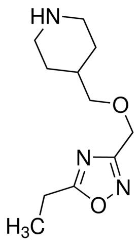 (5-Ethyl-1,2,4-oxadiazol-3-yl)methyl 4-piperidinylmethyl ether