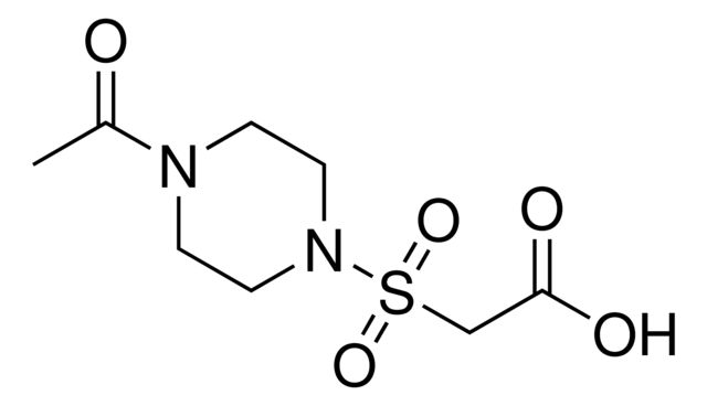 [(4-Acetyl-1-piperazinyl)sulfonyl]acetic acid