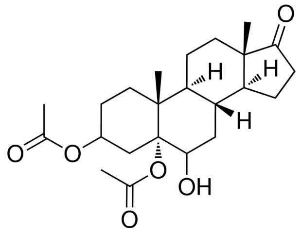 (5alpha)-3-(acetyloxy)-6-hydroxy-17-oxoandrostan-5-yl acetate