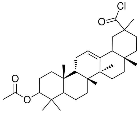 (9beta)-29-chloro-29-oxoolean-12-en-3-yl acetate