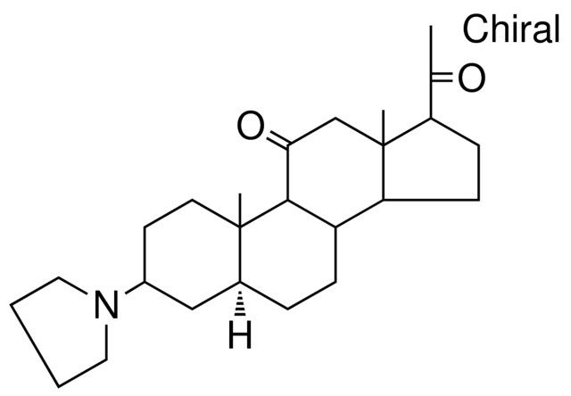 (5alpha)-3-(1-pyrrolidinyl)pregnane-11,20-dione