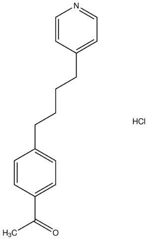 1-{4-[4-(4-pyridinyl)butyl]phenyl}ethanone hydrochloride