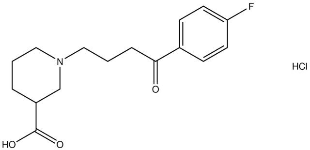 1-[4-(4-fluorophenyl)-4-oxobutyl]-3-piperidinecarboxylic acid hydrochloride