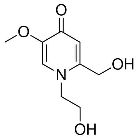 1-(2-hydroxyethyl)-2-(hydroxymethyl)-5-methoxy-4(1H)-pyridinone