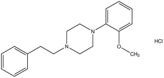 1-(2-methoxyphenyl)-4-(2-phenylethyl)piperazine hydrochloride