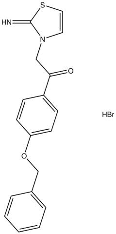 1-[4-(benzyloxy)phenyl]-2-(2-imino-1,3-thiazol-3(2H)-yl)ethanone hydrobromide