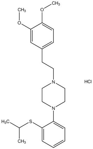 1-[2-(3,4-dimethoxyphenyl)ethyl]-4-[2-(isopropylsulfanyl)phenyl]piperazine hydrochloride