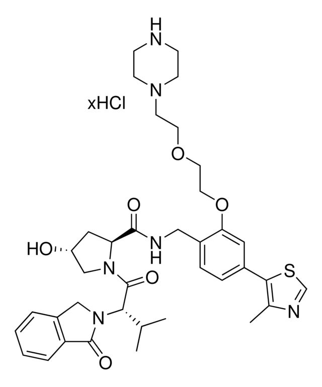 (<i>S</i>,<i>R</i>,<i>S</i>)-VL285 Phenol-PEG<sub>1</sub>-piperazine hydrochloride