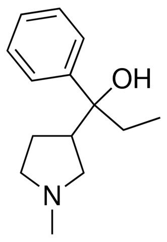 1-(1-methyl-3-pyrrolidinyl)-1-phenyl-1-propanol