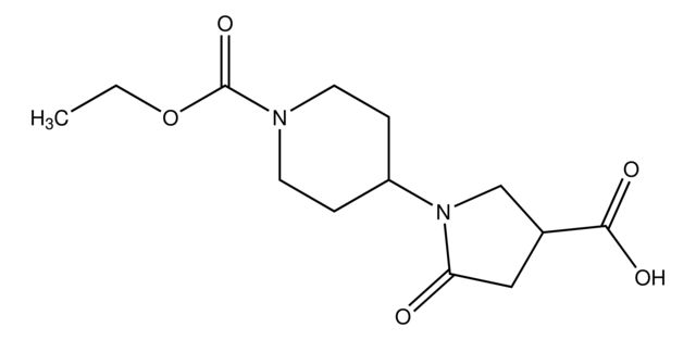 1-[1-(Ethoxycarbonyl)-4-piperidinyl]-5-oxo-3-pyrrolidinecarboxylic acid