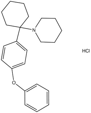 1-[1-(4-phenoxyphenyl)cyclohexyl]piperidine hydrochloride