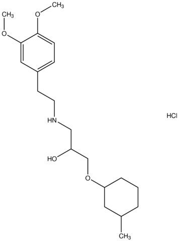 1-{[2-(3,4-dimethoxyphenyl)ethyl]amino}-3-[(3-methylcyclohexyl)oxy]-2-propanol hydrochloride