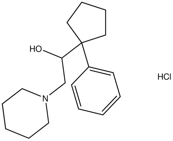 1-(1-phenylcyclopentyl)-2-(1-piperidinyl)ethanol hydrochloride