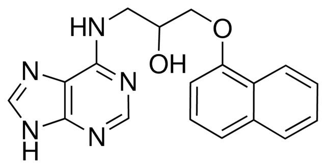 1-(1-naphthyloxy)-3-(9H-purin-6-ylamino)-2-propanol