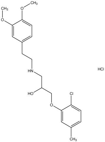 1-(2-chloro-5-methylphenoxy)-3-{[2-(3,4-dimethoxyphenyl)ethyl]amino}-2-propanol hydrochloride