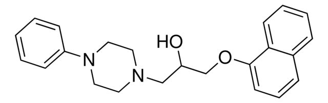 1-(1-Naphthyloxy)-3-(4-phenyl-1-piperazinyl)-2-propanol