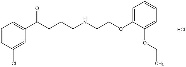 1-(3-chlorophenyl)-4-{[2-(2-ethoxyphenoxy)ethyl]amino}-1-butanone hydrochloride